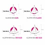 Závěsné houpací křeslo, světle šedá, KLORIN NEW KIDS CACOON HAMMOCK