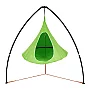 Závěsné houpací křeslo, zelená, KLORIN NEW BIG SIZE CACOON HAMMOCK