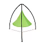 Závěsné houpací křeslo, zelená, KLORIN NEW BIG SIZE CACOON HAMMOCK