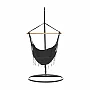 Závěsné křeslo, tmavě šedá, OFRAME