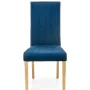 Jídelní židle DIEGO 3 modrá/dub medový