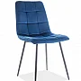BRADOP Jedálenská stolička MILA velvet modrá
