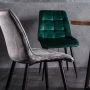 BRADOP Jedálenská stolička CHIC VELVET sivá