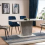 BRADOP Jídelní židle CHIC velvet černá/černé