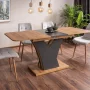BRADOP Jídelní židle CHIC velvet světle šedá/černé