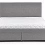 MODENA 160 cm łóżko tapicerowane z szufladami popiel (6p=1szt)