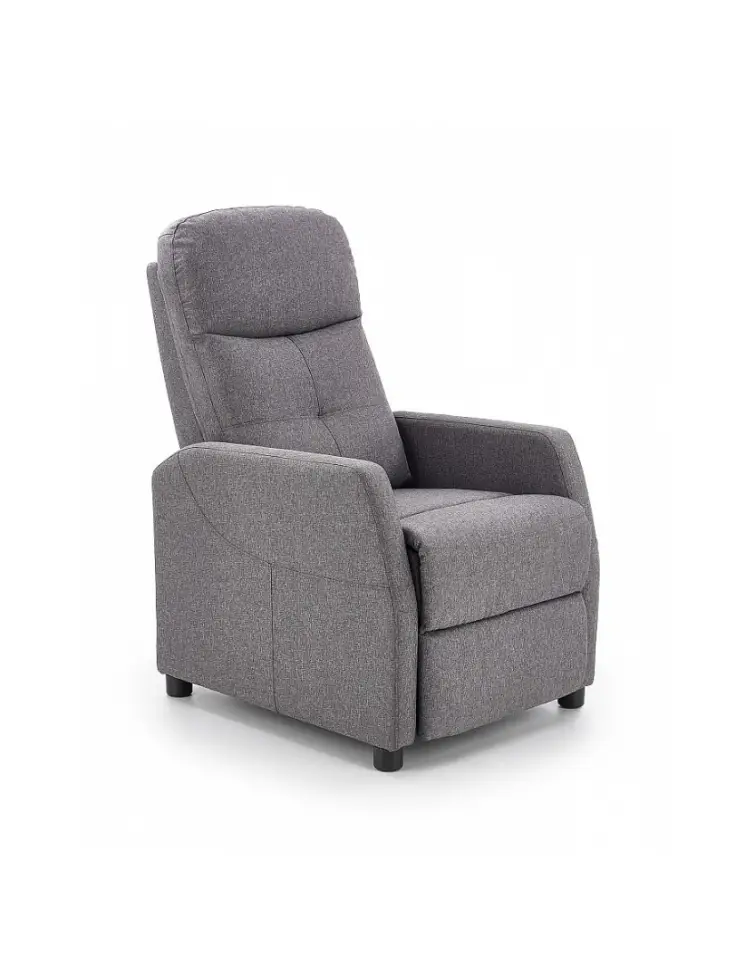 Relaxační křeslo FELIPE tmavě šedé
