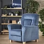 BARD fotel wypoczynkowy ciemny niebieski