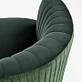 CROWN fotel wypoczynkowy ciemny zielony / złoty