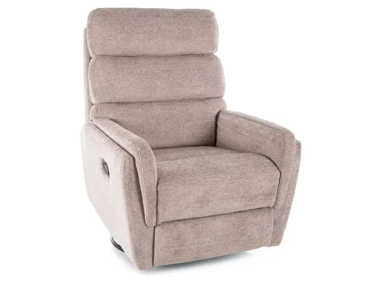 Polohovací křeslo ARGOS, tmavě béžové 