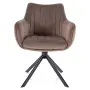Jídelní židle AZALIA velvet černý rám / cappuccino bluvel 38