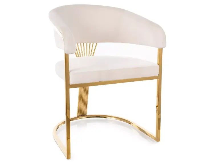 Jídelní křeslo Crown světle béžové