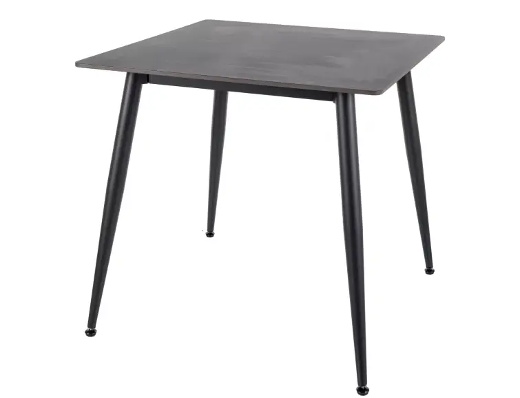 Keramický jídelní stůl RION 80x80 cm černý mat