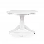 Jídelní stůl GLOSTER bílý 106x106
