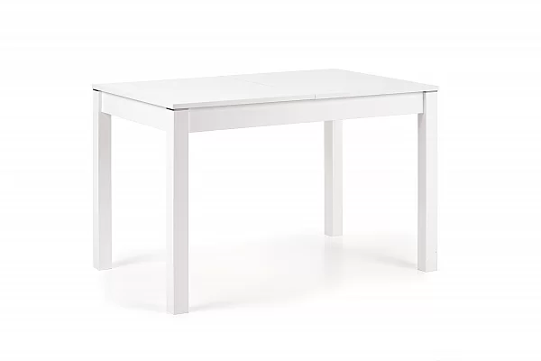 Rozkládací jídelní stůl MAURYCY bílý 118(158)x75x76 