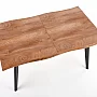 Rozkládací jídelní stůl DICKSON 150(210)x90 dub přírodní/černá