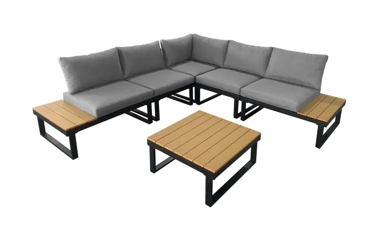 Variabilní zahradní set LISA  šedý