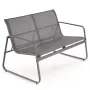 CONOR zestaw ogrodowy ( sofa + fotel 2x + ława ), ciemny popiel / jasny popiel (1p=1set)