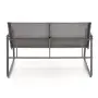 CONOR zestaw ogrodowy ( sofa + fotel 2x + ława ), ciemny popiel / jasny popiel (1p=1set)