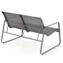 CONOR zestaw ogrodowy ( sofa + fotel 2x + ława ), ciemny popiel / jasny popiel (1p=1set)