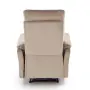 CROCUS fotel wypoczynkowy z funkcją elektrycznego rozkładania, beżowy (1p=1szt)