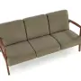 MILANO 3S sofa - oliwkowy tap. Castel 39 (1p=1szt)