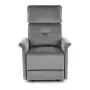 SEMIR fotel z funkcja elektrycznego rozkładania / gniazdo USB, popielaty (2p=1szt)