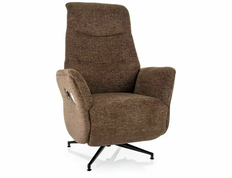 Otočné relaxační křeslo NESTOR, Cappuccino