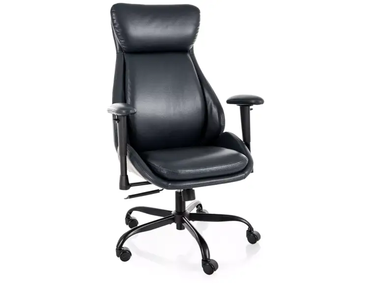 Kancelářské křeslo Q-092, ekokůže černé