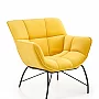 Čalouněné křeslo BELTON žluté