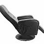 PULSAR recliner z funkcją masażu czarny