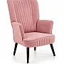Čalouněné křeslo DELGADO růžové