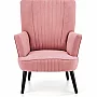 Čalouněné křeslo DELGADO růžové