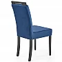 Jídelní židle CLARION 2 modrá/černá