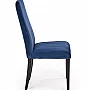 Jídelní židle DIEGO 2 modrá/černá