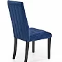 Jídelní židle DIEGO 2 modrá/černá