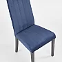 Jídelní židle DIEGO 2 modrá/černá