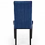 Jídelní židle DIEGO 2 modrá/černá