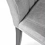 Jídelní židle DIEGO 2 světle šedá/černá