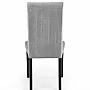 Jídelní židle DIEGO 2 světle šedá/černá