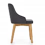 TOLEDO krzesło dąb miodowy / tap. Inari 95 (ciemny grafit) (1p=1szt)