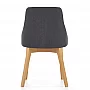 TOLEDO krzesło dąb miodowy / tap. Inari 95 (ciemny grafit) (1p=1szt)