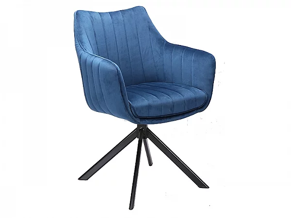 Jídelní židle AZALIA velvet modré