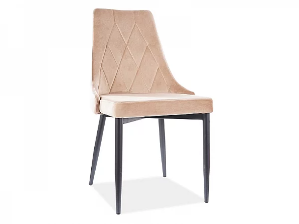 Jídelní židle Trix B velvet béžová