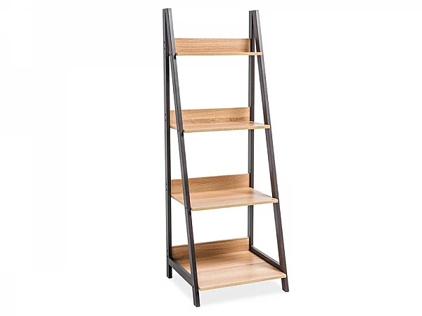 SIG Policový regál MATIS A dub/tmavě hnědá