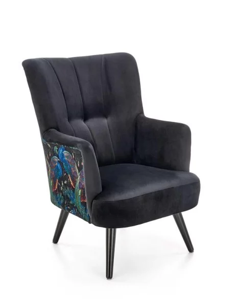 Čalouněné křeslo PAGONI černé