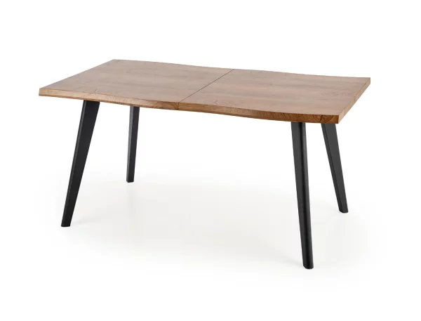 Rozkládací jídelní stůl DICKSON 120(180)x80 dub přírodní/černá 